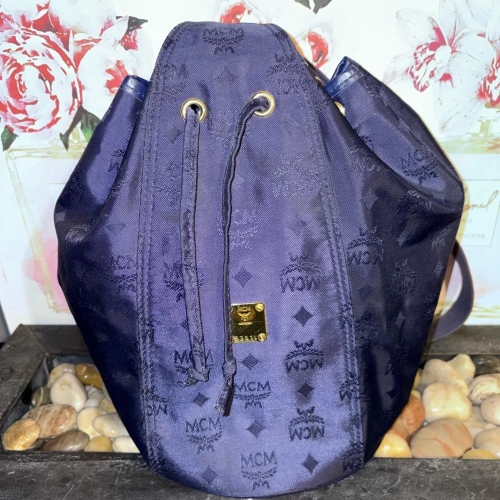 MCM Vintage Drawstring Backpack
